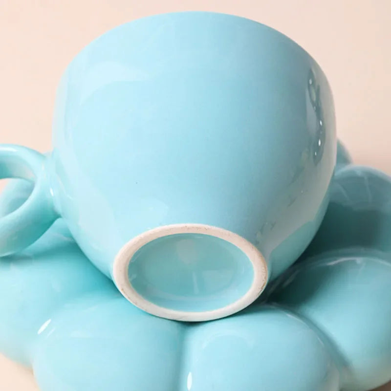 Juego de tazas burbuja rosadas