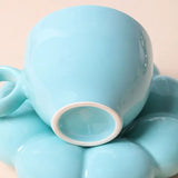 Juego de tazas burbuja rosadas