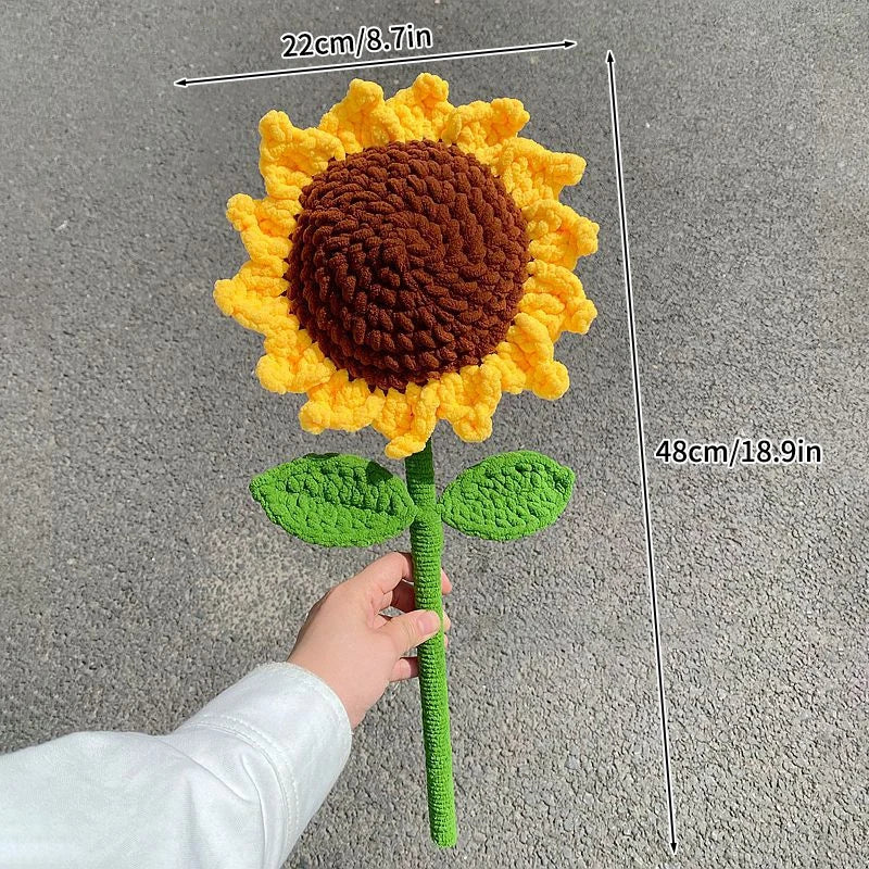 Crochet Handmade Knitted Tulip Flowers