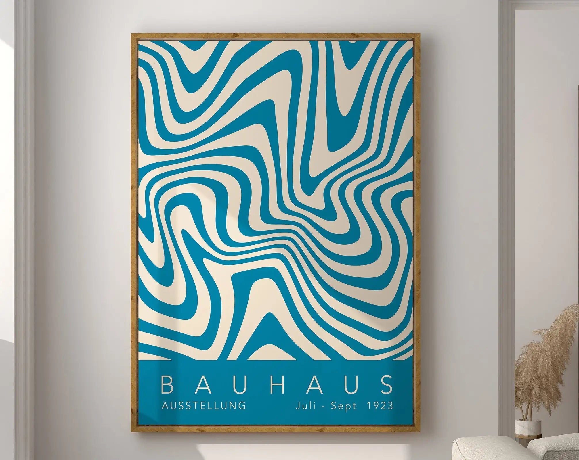 Modernist Geometric Canvas Poster