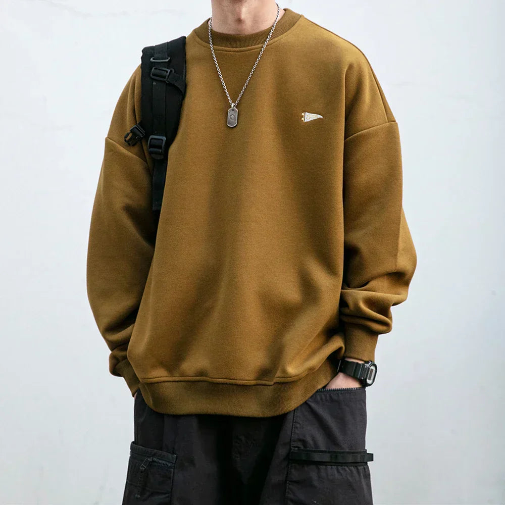 Soft Boy Embroidered Sweatshirt