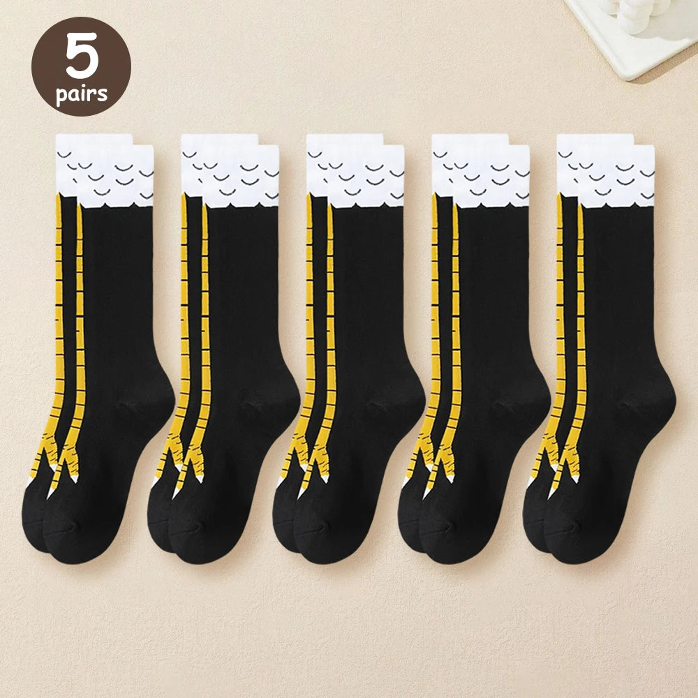 Funny Chicken Knee-High Socks