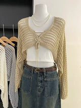 Vintage-Camisole-Strickpullover