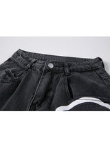 Loose Wide Leg Denim Jeans