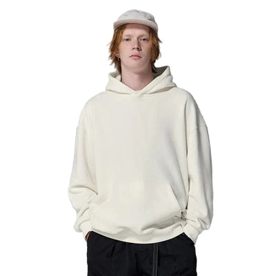 Sudadera con capucha de felpa minimalista Basic Premium