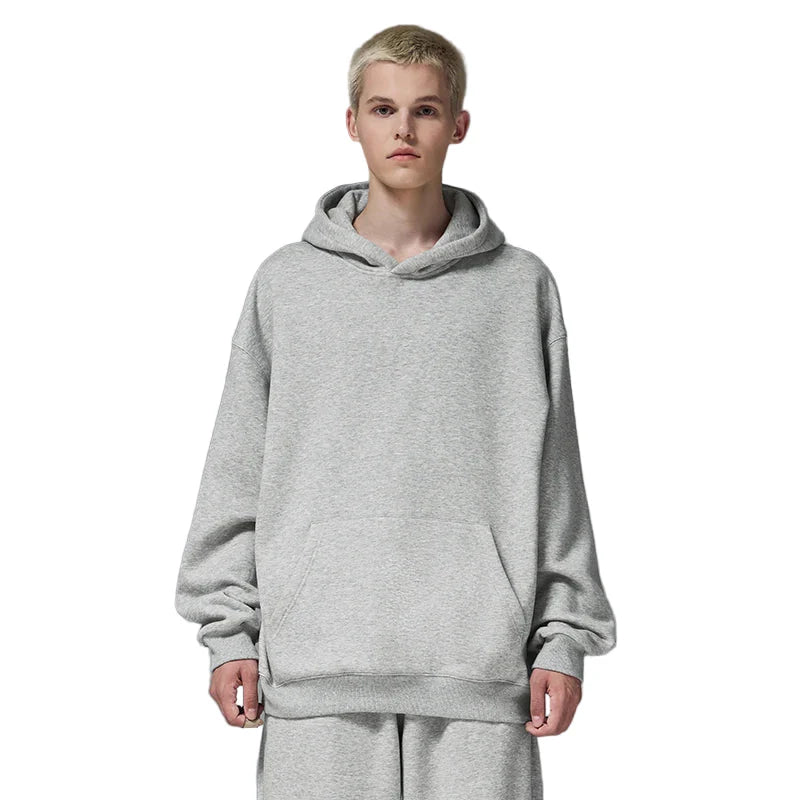 Basic Premium Minimalist Fleece Velvet Hoodie
