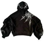 Vintage Oversized Personalized Print Hoodie