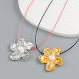Collares Vintage de Flores de Metal