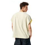 Trendy Dual Tone Tank T-Shirt