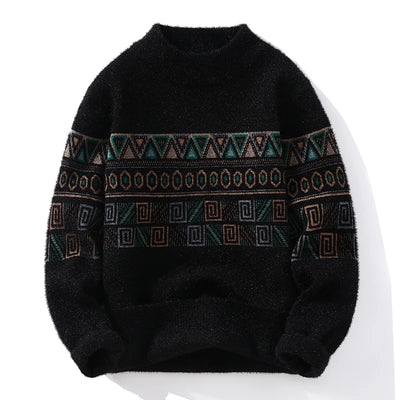 Geometric Pattern Ancient Sweater