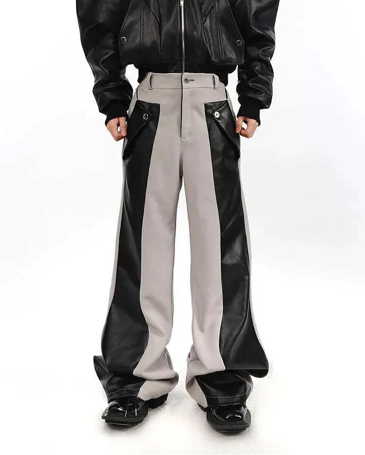 Cyperpunk Loose Patchwork Pants