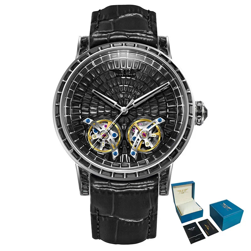 Luxury Double Flying Wheel Watch