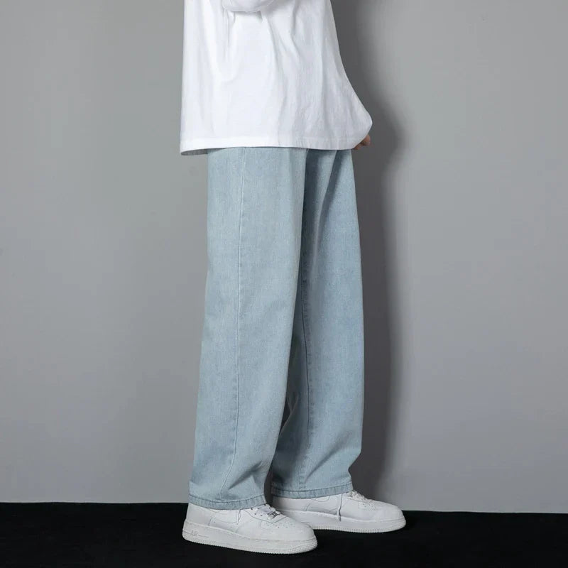 Soft Boy Korean Straight Leg Jeans