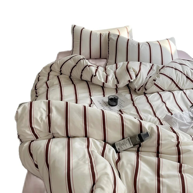 White & Black Polka Dot Bedding Set