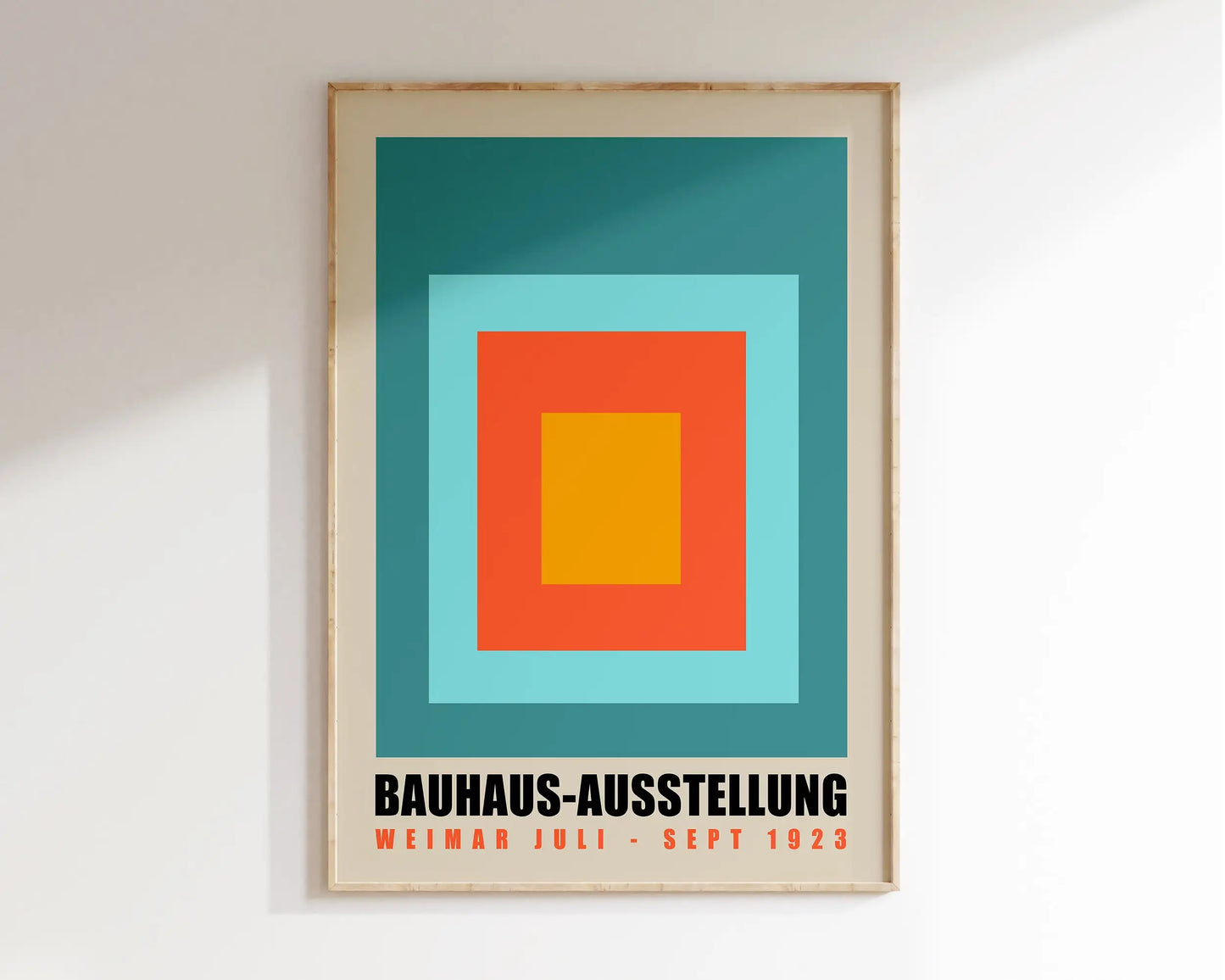 Modernist Geometric Canvas Poster