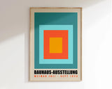 Modernist Geometric Canvas Poster