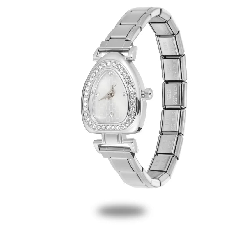 Italian Stainless Butterfly Watch