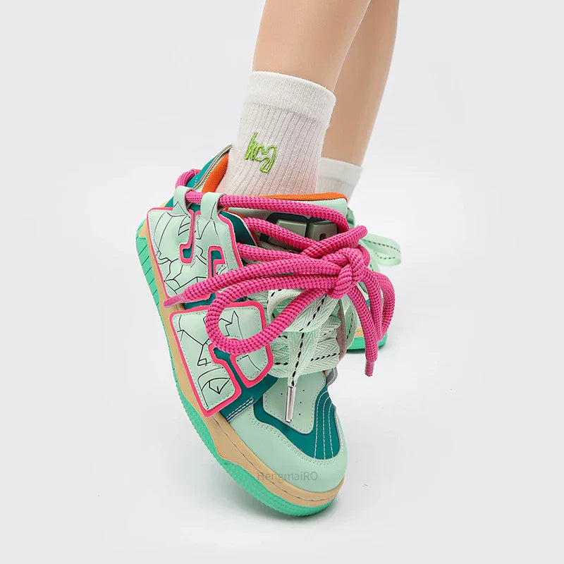 Y2K Punk Skater Shoes