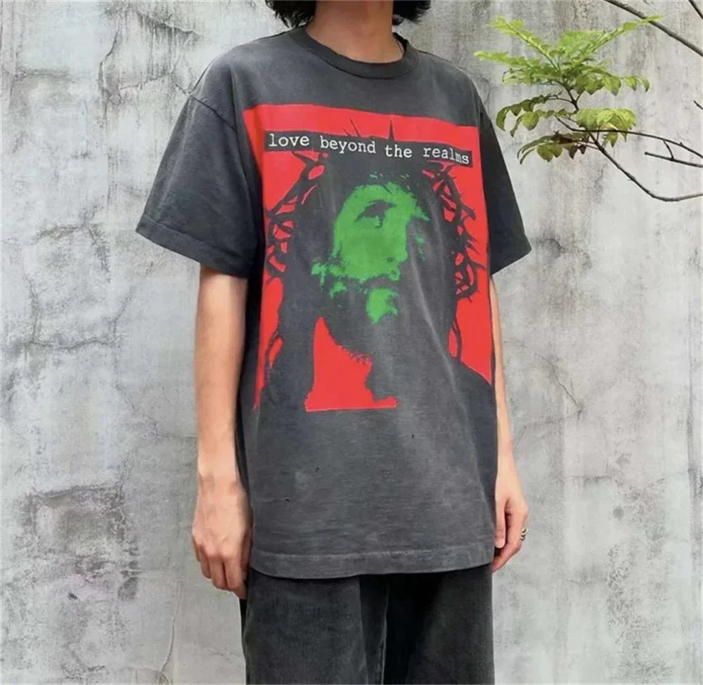 Y2K Retro Co-Branded High Street T-Shirt