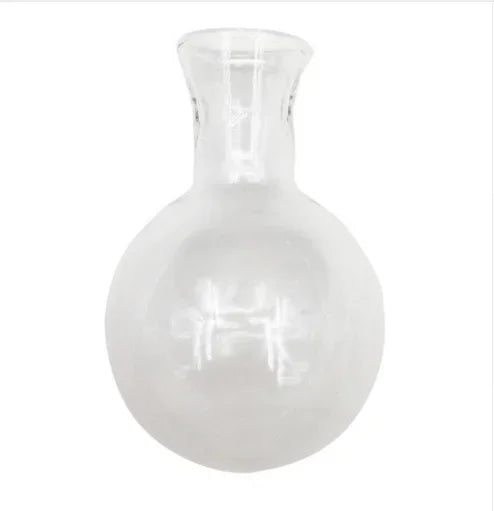 Florero Vintage Transparente de Marco de Madera