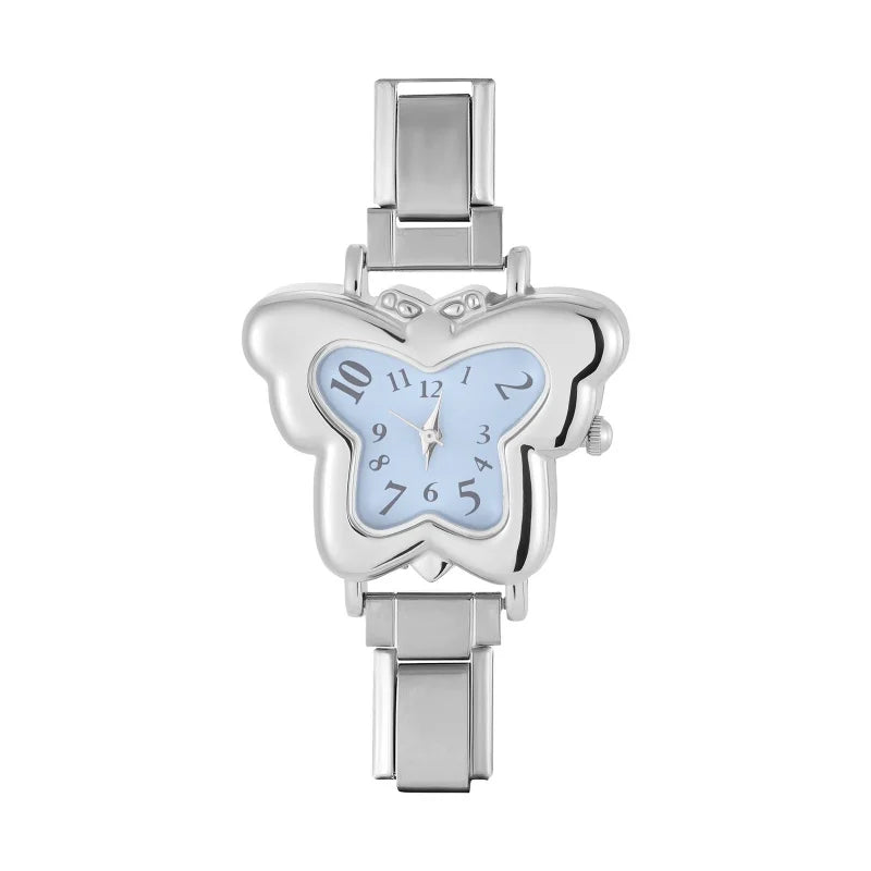 Italian Stainless Butterfly Watch