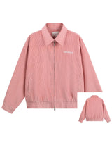 Solid Color Bomber Jacket