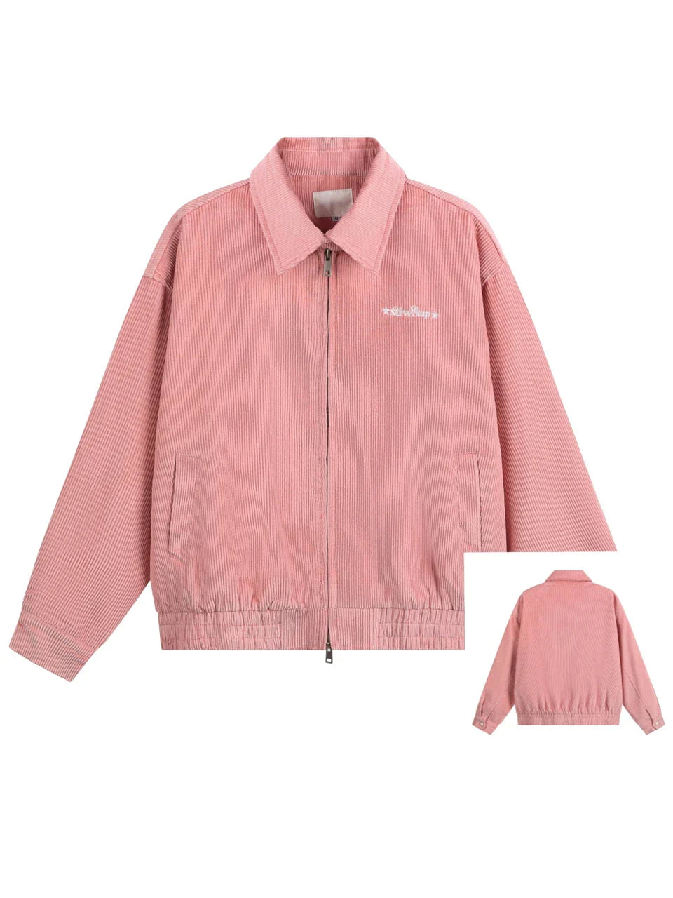 Solid Color Bomber Jacket