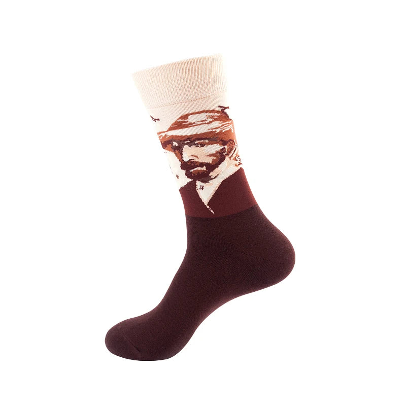 Classic Famous Art Cotton Socks