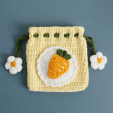 Kawaii Fruit Crochet Coin Wallet Mini Handwoven Bag