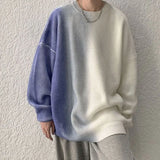 Y2K Farbverlauf Lockerer Pullover