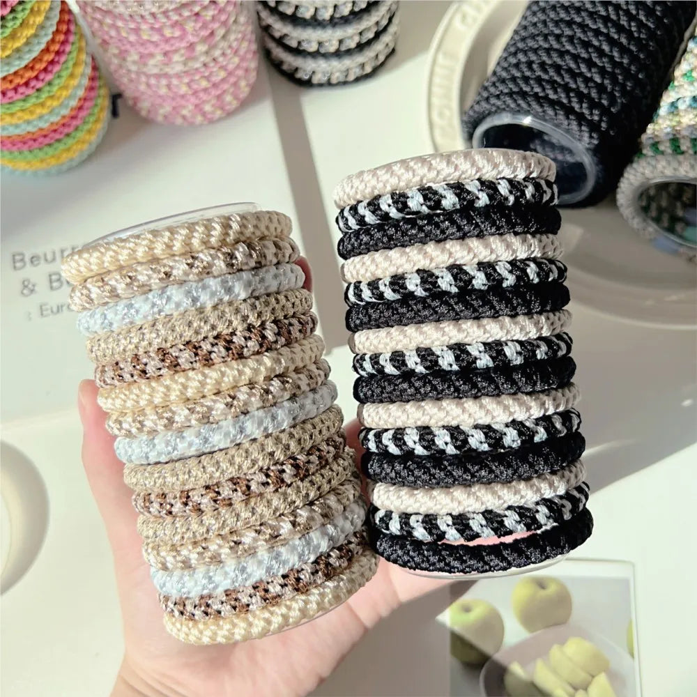 15 Pieces Strapped Ponytail Holder