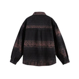 Camisa Jacquard Lavada Vintage
