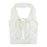 Coquette Core Bow Halter Top