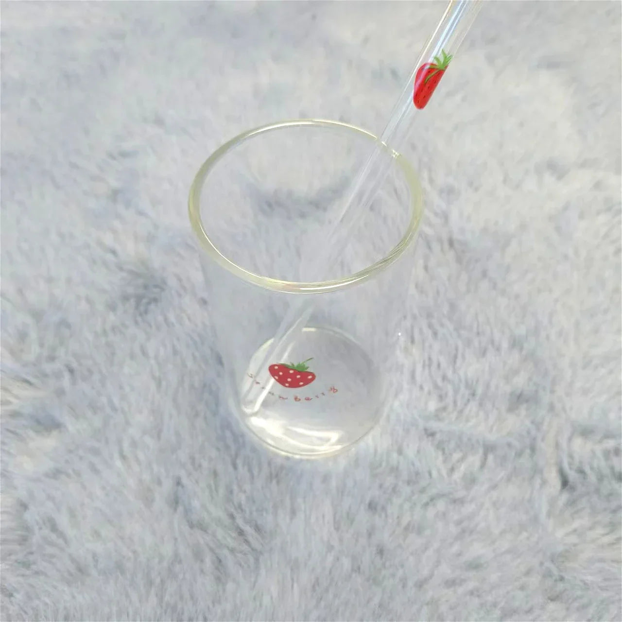 Erdbeer-Glasbecher