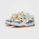 Retro Y2K Bread Punk School Skateboard Sneakers