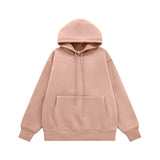 Premium Samt-Fleece-Kapuzenpullover