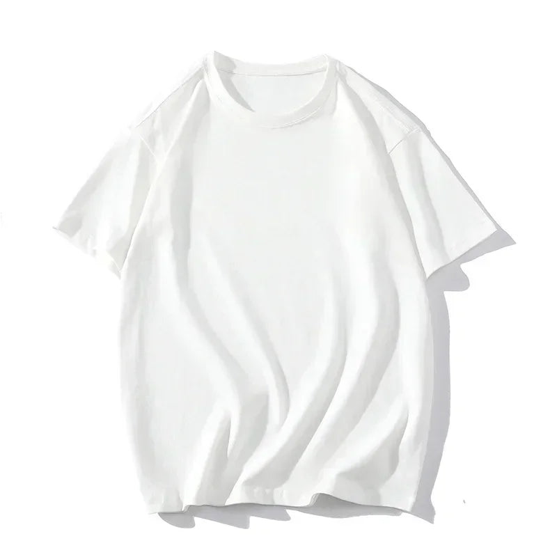Oversized White Cotton Soft Boy T-Shirt