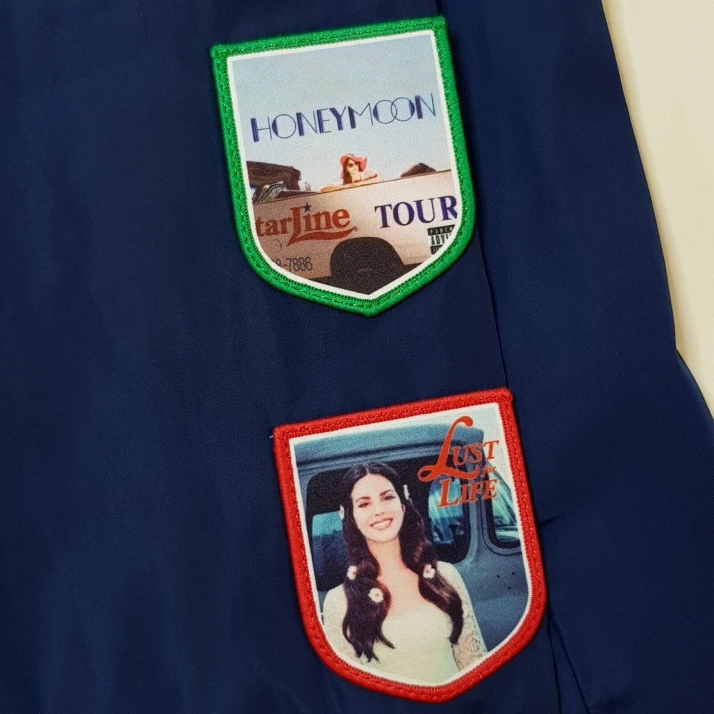 Lana Del Rey Racer Windbreaker Jacket