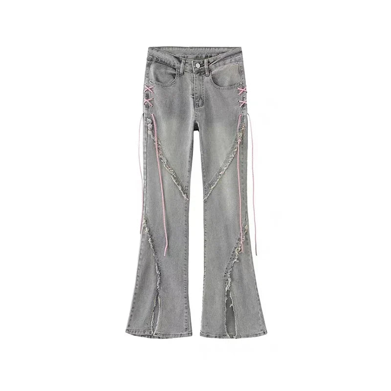 Barbie Core High Waist Flare Jeans