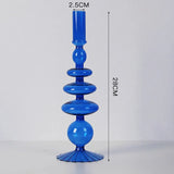 Blue Candle Holder Vase