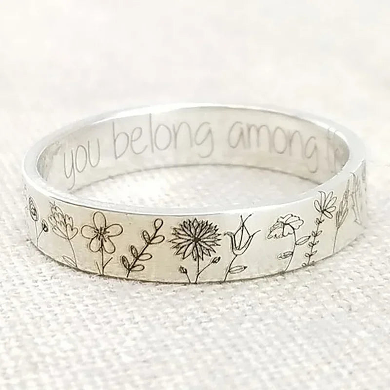 Handmade Vintage Dandelion Ring