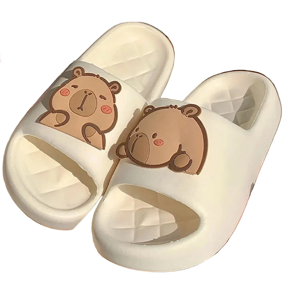 Capybara Thick Sole Slippers