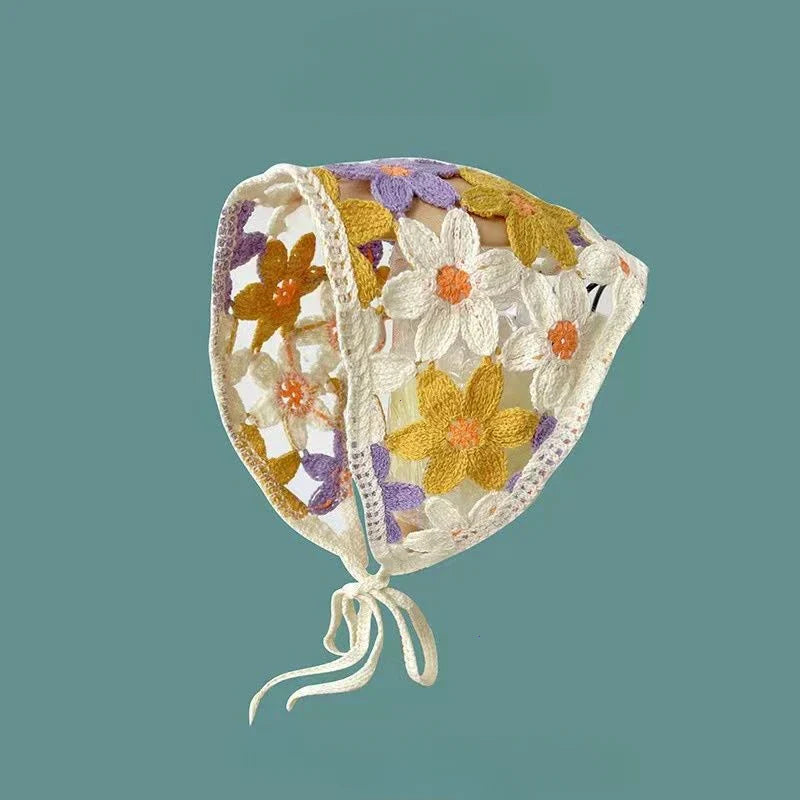 Floral French Style Triangle Handmade Headband