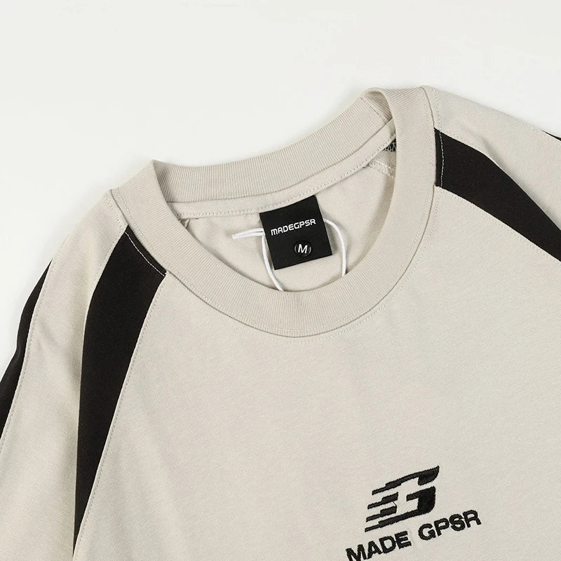 American Sports Splicing T-Shirt