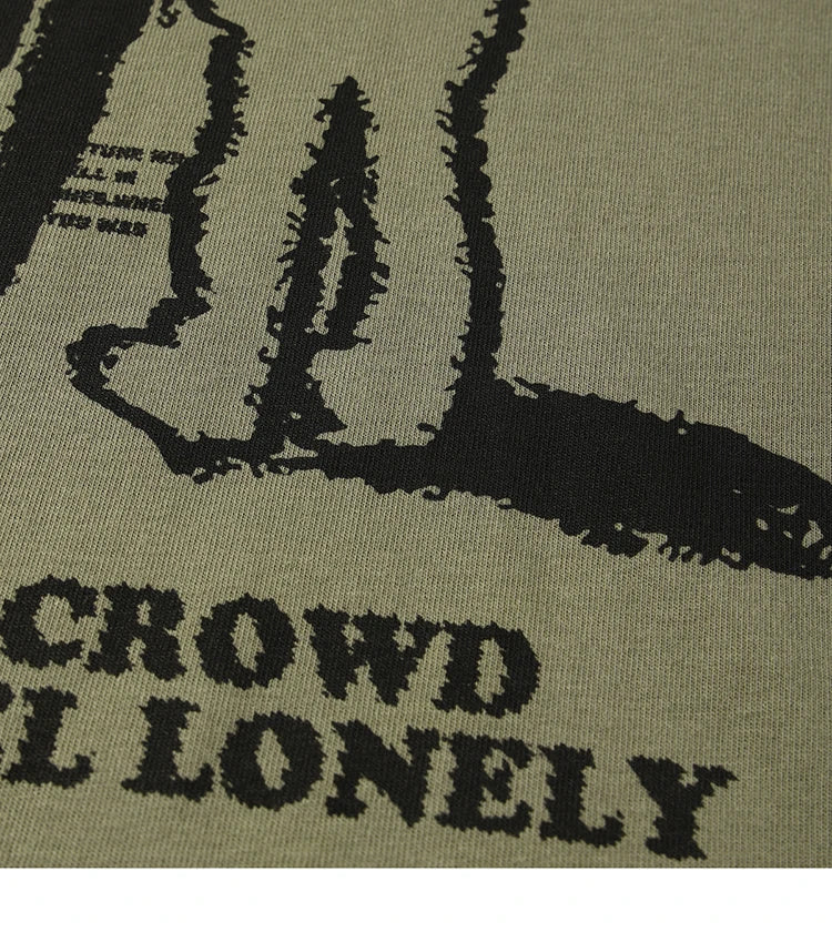 Lonely Shadow Graphic  T-Shirt