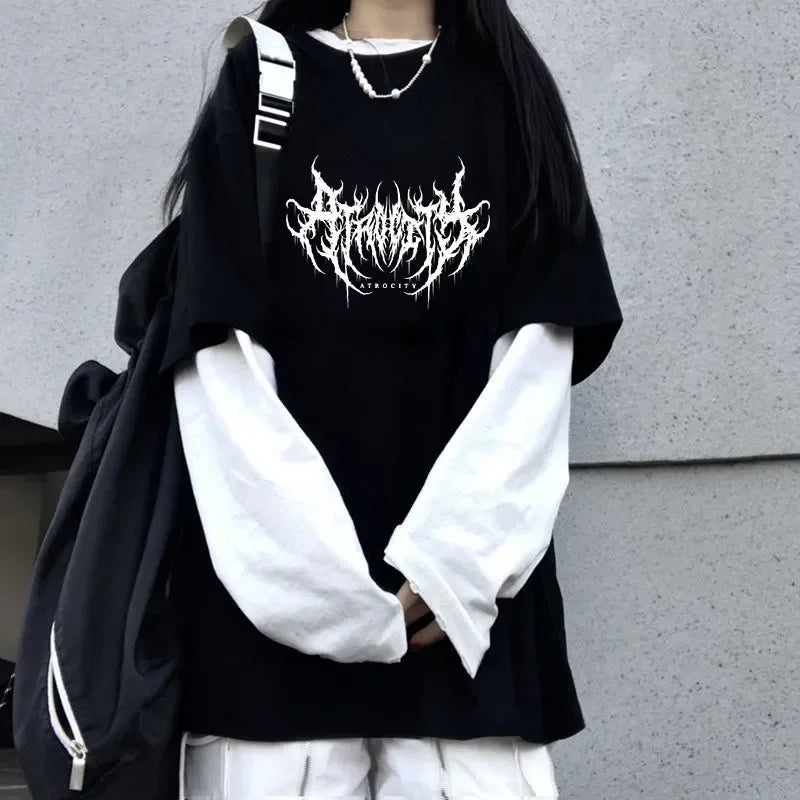 Y2K Tribal Long Sleeve Top