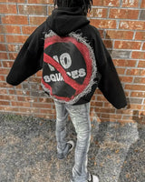 Angry Cartoon Graphic Hoodie