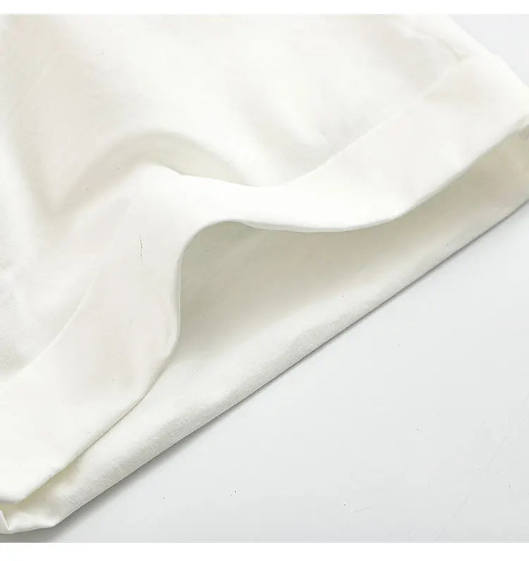 Women Korean Short Sleeve White Shirt