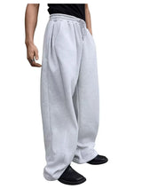 Solid Color Baggy Leags Sweatpants