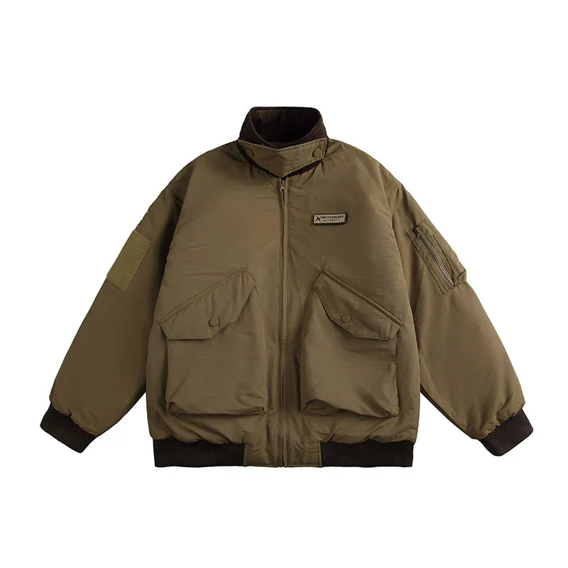 Warm Casual Cotton Windbreaker Jacket